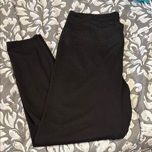 Black High-Waisted Leggings